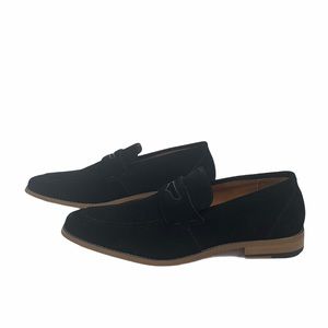Stacy Adams Black Colfax Suede Loafers